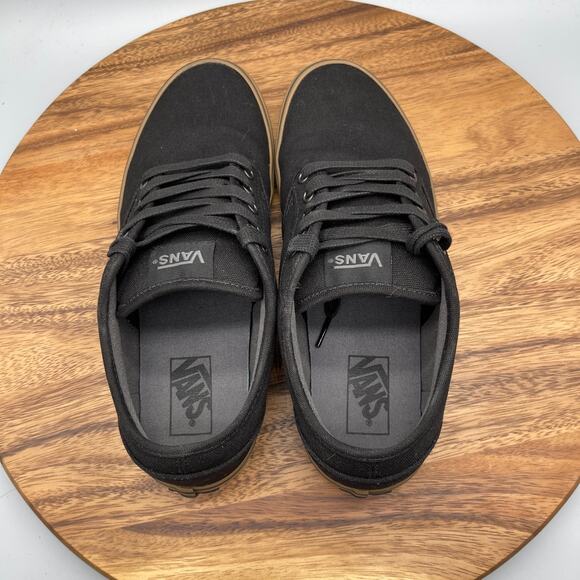 Vans Atwood Shoes Mens Size 9.5 Black Gum Casual Comfort Skate Walking Sneakers - Picture 5 of 8